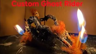 Building Custom Ghost Rider And Motorcycle!! Mega Construx!! #trending #music #marvel #viralvideo