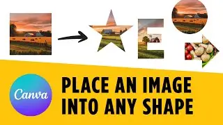 How to Place an Image Inside a Shape in Canva | Easy Tutorial for Beginners
