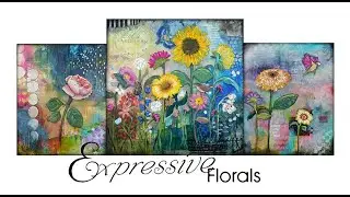 My newest workshop Expressive Florals early bird pricing happening now