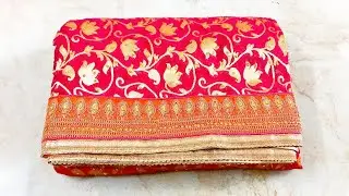 Designer Banarasi Saree In Embroidery Work🔥Partywear Net Saree🔥Wedding Saree #saree @FASHIONHAUL93