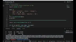 Transforming Pandas DataFrame to XML