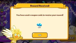 Free 401 Crystals [Cookie Run: OvenBreak] Coupon Code: 2021 Vizui