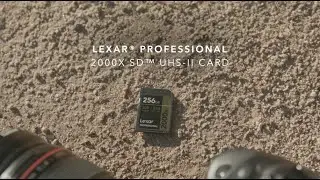 Lexar® Professional 2000x SDHC™/SDXC™ UHS-II Card GOLD Series
