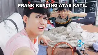 PRANK KENCING ATAS KATIL AQILZULKIFLEE💦 AKIDDOS KENA MARAH 😭