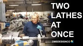 Metal Spinning - Two Machines At Once