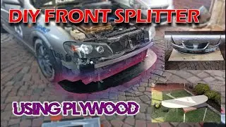 DIY Front Splitter Using Plywood