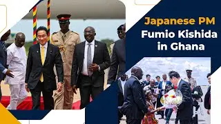 Japanese PM Fumio Kishida in Accra for a day's visit