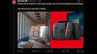Nearly 3000 Nintendo Switch 2 Got Stolen