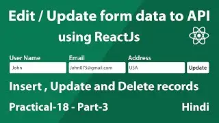 Edit Update Data with API React js