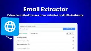 Extract emails from any website in seconds