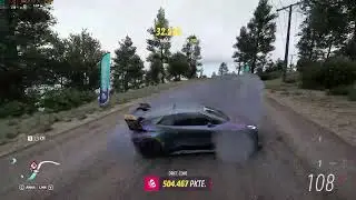 Vulcano down hill drift in 2:45 min.
