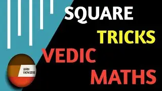 Square in just 1 min | Square Trick | Vedic Maths | Vedic Maths Tricks #youtube #viral #mathstricks