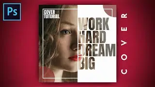 How To Create Simple Cover Art Design in Photoshop | Photoshop Tutorial