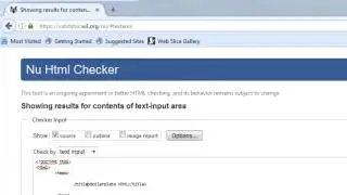How To Validate HTML - Using an HTML Validator