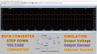 Buck Converter  Simulation in LTSpice ||  DC to DC Converter || Step Down Chopper 💻