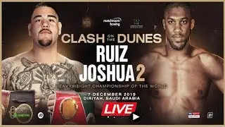 LIVE REACTION  - RUIZ vs JOSHUA 2  -  WHO YOU GOT?