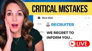 🔴 LIMITED-TIME SUMMER 2024 JOB SEARCH BOOTCAMP - Dangerous Job Search Mistakes To Avoid