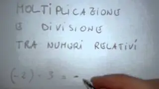 prodotto numeri relativi