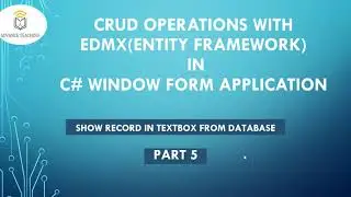 How to Show record From Database into Textbox Using Entity Framework in C# in Urdu/Hindi