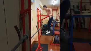 Брусья +115кг на 7 повторений при весе 79