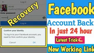 please confirm your identity facebook problem