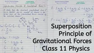 Superposition Principle of Gravitational Forces | Chapter 7 | Gravitation | Class 11 Physics
