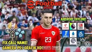 eFootball PES 2025 PPSSPP Ukuran Kecil Liga Indonesia dan ASIA New Update Transfer & Kits 24/25