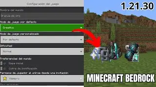 Como jugar en CREATIVO sin perder los logros en Minecraft bedrock 1.21.30