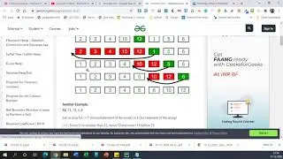 Day 89 insertion sort part  1 for IP and Computer Science 2020