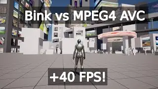 Bink vs MPEG4 in Unreal Engine 5 - video codec comparison and tutorial