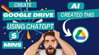 How To Create A Website Using ChatGPT | Google Drive