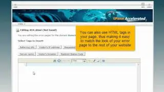 HostMetro - cPanel - How to create custom error pages