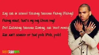 Kirko Bangz - That Pole (Remix) [feat. Chris Brown] [LYRIC VIDEO]