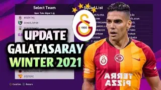 PES 2020 PS4 - UPDATE TRANSFER GALATASARAY SEASON 2021