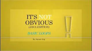 Java: Basic Loops