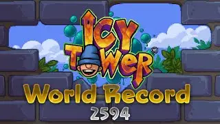 Icy Tower World Record 2594 Floors by CubeoOr