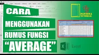 EXCEL || CARA MENGGUNAKAN RUMUS FUNGSI AVERAGE
