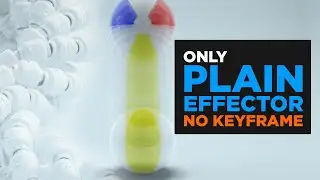 Plain Effector for Animating anything in CINEMA 4D without Key Frames
