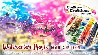 Videos zum Buch: Watercolor Magic: Gesichter colorieren - von Andrea Gomoll-Wünsche