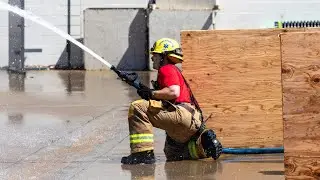 Grants Pass Fire rescue hose training
