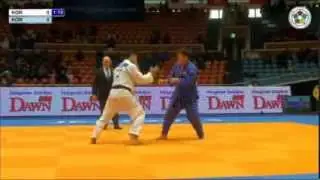 Judo Grand Prix Jeju 2013: Jae-Bum KIM (KOR) - Seungsu LEE (KOR) Semi Final [-81kg]