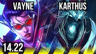 VAYNE & K'Sante vs KARTHUS & Nautilus (ADC) | NA Grandmaster | 14.22