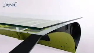 Crane Office Desk By SkyArt Aviation Furniture