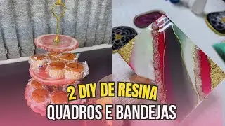 2 : DIY COMO FAZER PEÇAS DE RESINA EPOXI DECORATIVAS FÁCIL E RÁPIDO