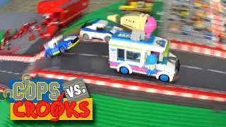 COPS vs. CROOKS - ATM robbery of Ice Cream Gang! 🍦💰🚔