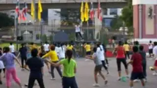Thailand - work out in Lumpini park