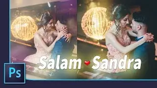 Salam & Sandra - Before After with Photoshop and Lightroom