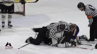 Steven Oligny Upset His Brother Was Being Choked By Poulin 19 Mars 2017