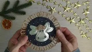 Бычок на елку. Елочная игрушка бычок своими руками. Безделушки на Новый год