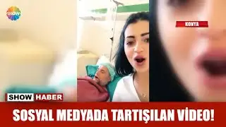 Sosyal medyada tartışılan video!